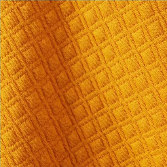 Janie and Jack The West Side Quilted Dress Sunflower Yellow 8 - Picture 7 of 10